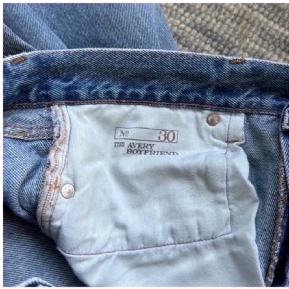 Polo Ralph Lauren Avery Boyfriend Light Blue Jeans with Colorful Stripes Seam - Picture 11 of 12